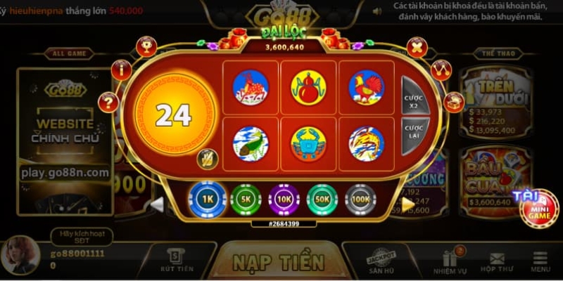 Hệ thống các biểu tượng trong game sống động và quen thuộc